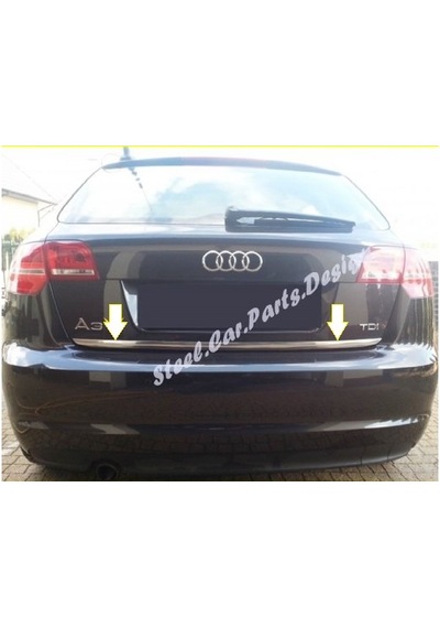 Ebal Otomotiv Audi A3 Krom Bagaj Alt Çıtası 2003-2012 Arası P. Çelik (8P)
