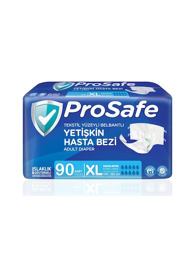 Prosafe Bel Bantlı Hasta Bezi Xl-extra Large Beden 90 Adet