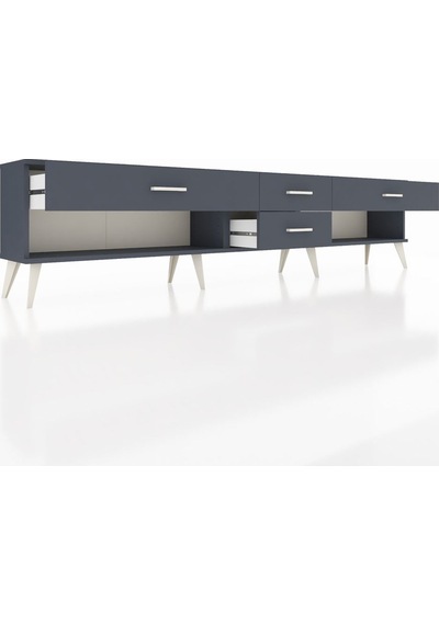 Arges Tv Ünitesi 4 Çekmeceli 220x30x51 Antrasit-çam/antrasit Atlas Çam/antrasıt - Antrasıt Arges Tv Ünitesi 4 Çekmeceli 220x30x51 Antrasit-çam/antrasit Atlas Çam/antrasıt - Antrasıt