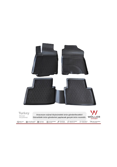 Honda Crv Paspas 2012 2018 Arası 3D Havuzlu Wöller Paspas