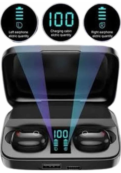 Kablosuz Dijital Göstergeli Çağrı Cevaplayabilen Tws 5.0 Bluetooth Kulaklık