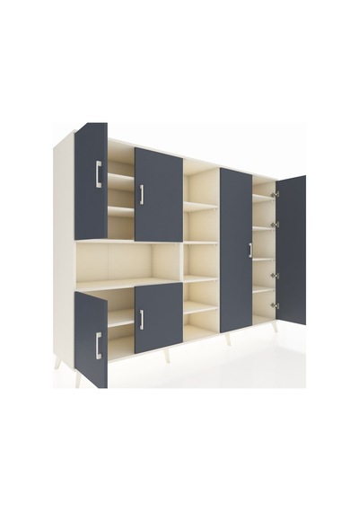 Hyperion Dolap 13 Raflı 6 Kapaklı 220x44x163 Aytaşı-antrasit/ayta Aytaşı-antrasit/aytaşı Hyperion Dolap 13 Raflı 6 Kapaklı 220x44x163 Aytaşı-antrasit/ayta Aytaşı-antrasit/aytaşı