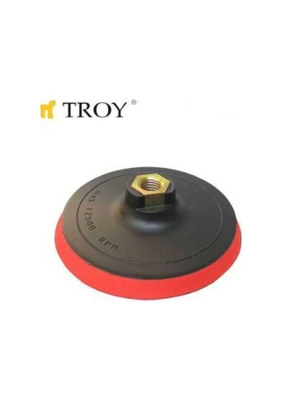 Troy 27910 Disk Altı 115Mm, Cırt Zımpara Altlığı + Mil