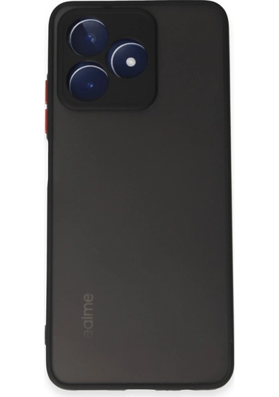 Mey İthalat Realme C53 Kılıf Montreal Silikon Kapak - Siyah