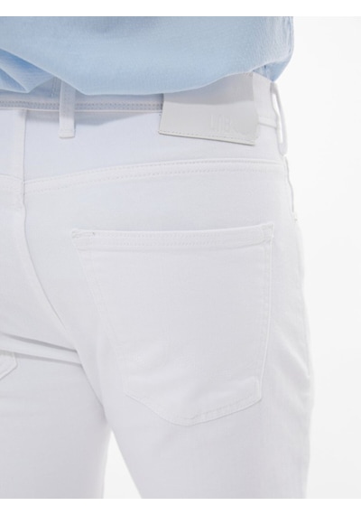 Ltb 010095149015746 100 Diego X Y Normal Bel Dar Paça Skinny Jean Pantolon Beyaz