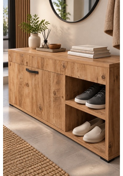 Sulorahome Ayakkabılık Dolabı Kahverengi 90 Cm Kahverengi - Atlantik Çam Sulorahome Ayakkabılık Dolabı Kahverengi 90 Cm Kahverengi - Atlantik Çam