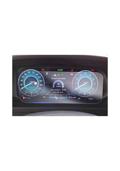 Hyundai İ20 Uyumlu 10.25 İnç Araç Ekran Koruyucu Dijital Gösterge Nano 9h Kırılmaz Şeffaf
