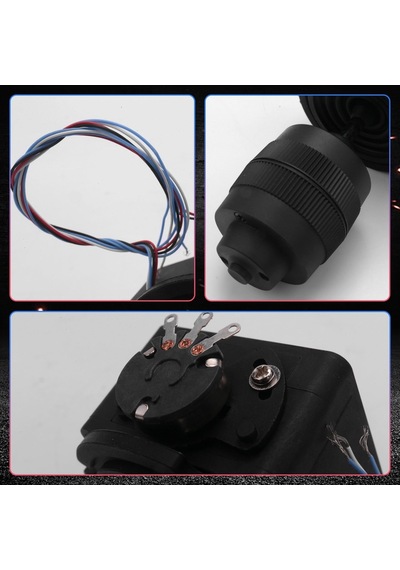 RETTI JH-D400B-M4 4 Eksenli Joystick Düğme Kontrolü 10K 4D Kapalı Salıncak Potansiyometre