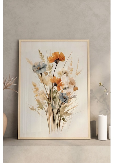 Ahşap Çerçeveli Mdf Tablo Seti Salon Ve Oturma Odası Için Çt3087 42 X 62