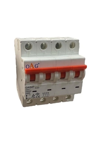 Oag 4x20 A 10 Ka Otomatik Grup Sigorta