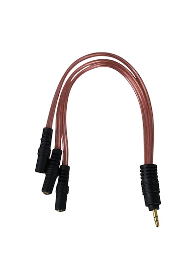 Powermaster Pm-12283 3.5mm Stereo 3x Dişi Kulaklık Çoklayıcı 3 Boğumlu - 20 Cm