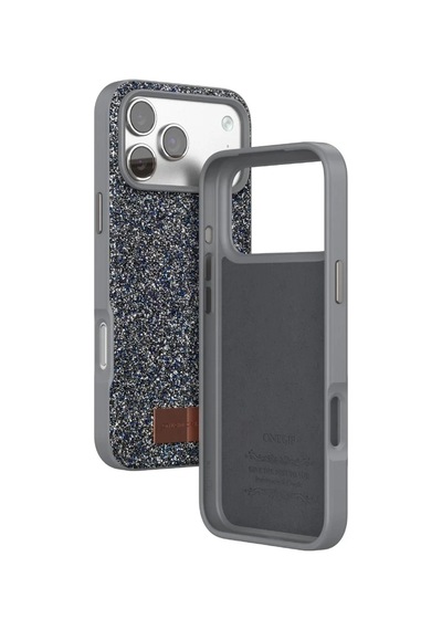 Magicool Onegif Apple iPhone Uyumlu 17 Pro Bright Simli Kapak - Gümüş