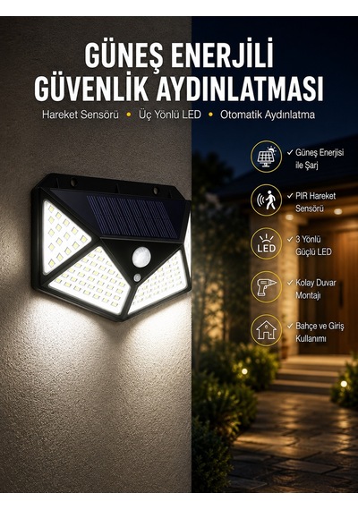 Bahçe Balkon Ve Teras Aydınlatma Led Işık - 5000 Beyaz
