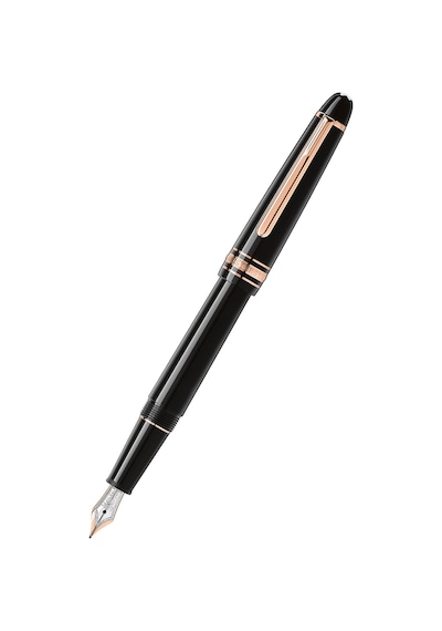 Montblanc Meisterstück Gül Altın Kaplamalı 149 Dolma Kalem 132093 Siyah