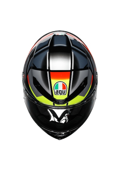 Agv Kask/k6 S Mplk Erazer Black/red Yellow Fluo Renkli
