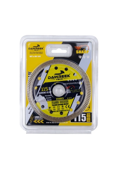 Dawreek Dt008cd 115mm Profesyonel İnce Turbo Elmas Testere Porselen-seramik-mermer