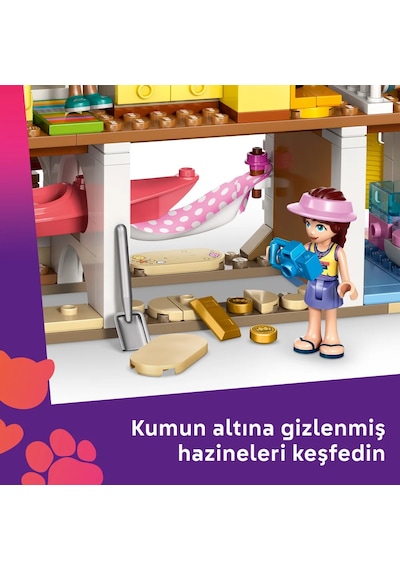 LEGO® Friends Fok Balıklı Yazlık Ev 42699 - 9 Yaş ve Üzeri Çocuklar için Minifigür İçeren Yaratıcı Oyuncak Yapım Seti (400 Parça)