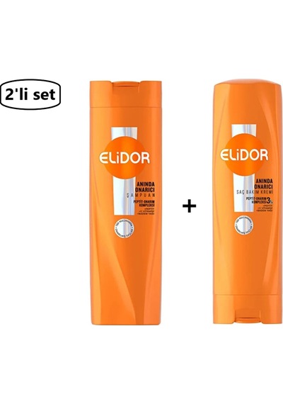 Elidor Anında Onarıcı Bakım Şampuan 400 ML + Saç Kremi 350 ML