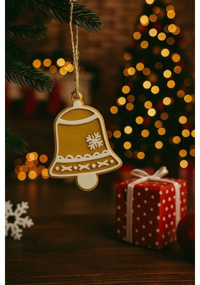 Yılbaşı Ağacı Süs Seti 5 Parça Gold-beyaz Dekoratif Süsler Noel Dekor Christmas