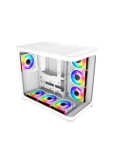 Gamebooster Gb-g2852w 7-fanlı Gamıng Mıd-tower Pc Kasası Beyaz