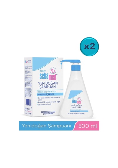 Sebamed Bebek Şampuanı 500ML Pompalı (Yenidoğanlar İçin) (2 Li Se