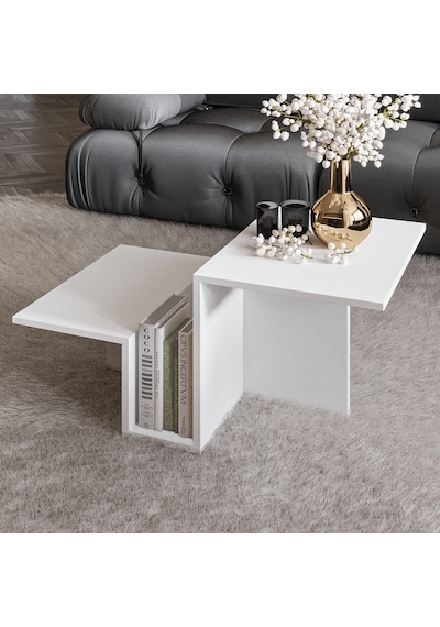 Relinda Modern Orta Sehpa Şık Ve Fonksiyonel Beyaz