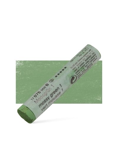 Schmincke : Artist Soft Pastel Boya : 075 B Mossy Green 1