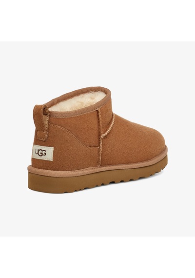 Ugg Classic Ultra Mini Erkek Kahverengi Bot Düz 1137391 Kahverengi