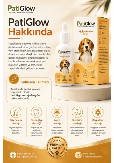 Patiglow Köpek Multivitamin Damla