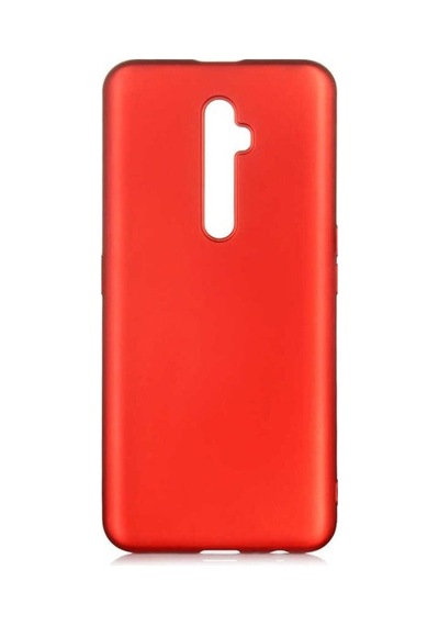 Oppo Reno 2z Kılıf Zore Premier Silikon Kapak Kırmızı