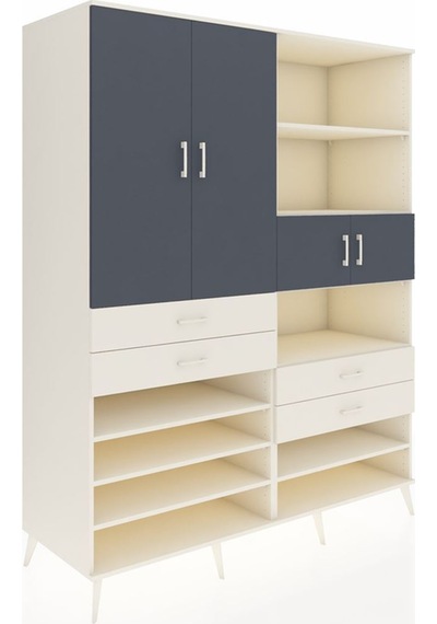 Kronos Gardrop 11 Raflı 4 Çekmeceli 4 Kapaklı 176x59x221 Aytaşı-antrasit/aytaşı Antrasit/aytaşı Kronos Gardrop 11 Raflı 4 Çekmeceli 4 Kapaklı 176x59x221 Aytaşı-antrasit/aytaşı Antrasit/aytaşı