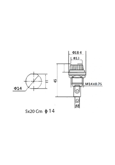 Ic-236 Sigorta Yuvası 6x30mm Ø14mm Diğer