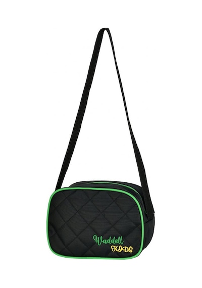 Waddell Siyah Yeşil Dinazor Baskılı İlkokul Çantası - Waddell Bag