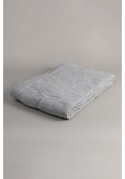 Plaid Gri Çift Kişilik Battaniye 200x220 15005 Gri