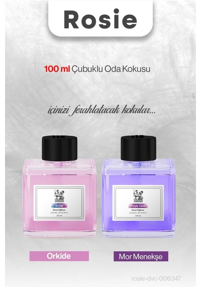 Rosıe Mor Menekşe Ve Orkide Çubuklu Oda Kokusu 100 Ml Fresh
