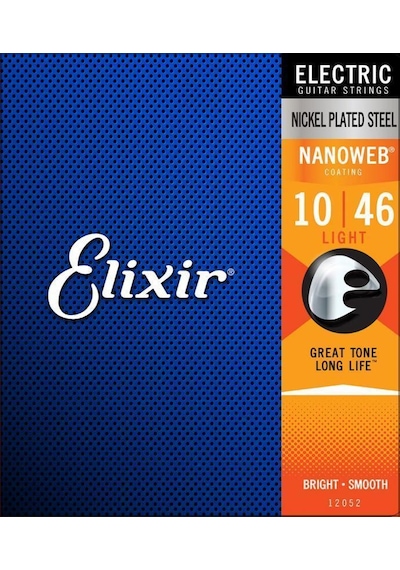 Elixir 010-046 12052 Nanoweb Elektro Gitar Teli