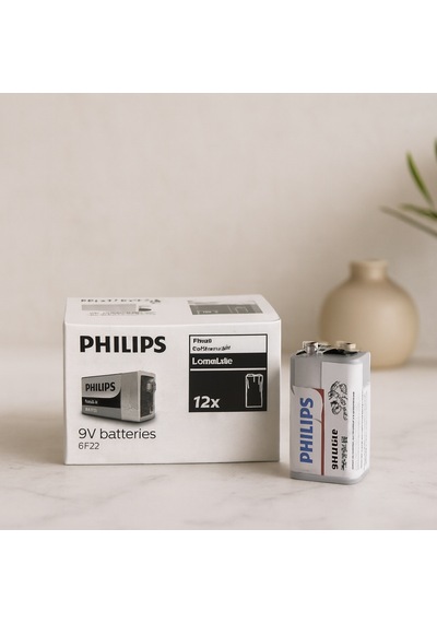 9v Pil 12'li Paket Çinko-klorür
