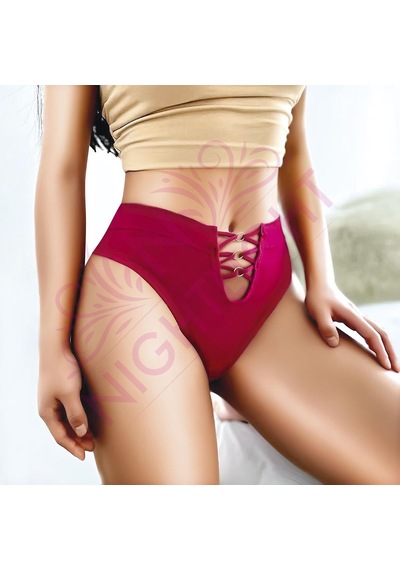 Astrid T Delux Serisi Giyim Seçeneği Modern Stil Dekoratif Model Halka Detaylı Fantazi Seksi Külot gri