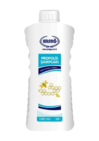 Ersağ Normal Kuru Saçlar için Propolisli Şampuan 1 L