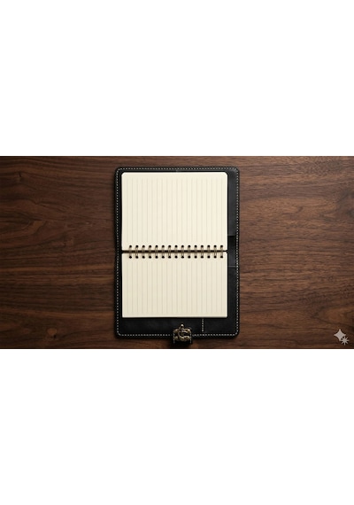 Otohousse El Yapımı Deri Tablet Organizer Kılıfı 8.5 İnç Tablet Uyumlu SİYAH
