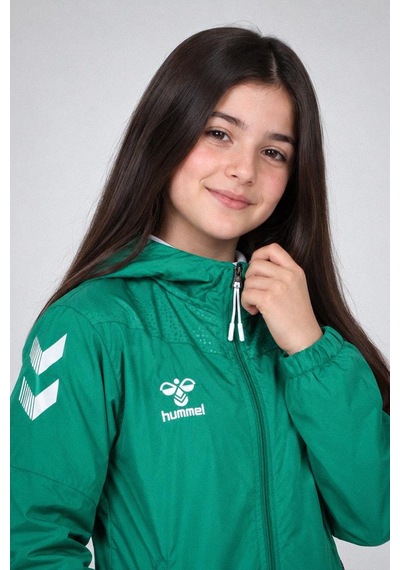 Hummel Oregon Çocuk Yağmurluk Yeşil