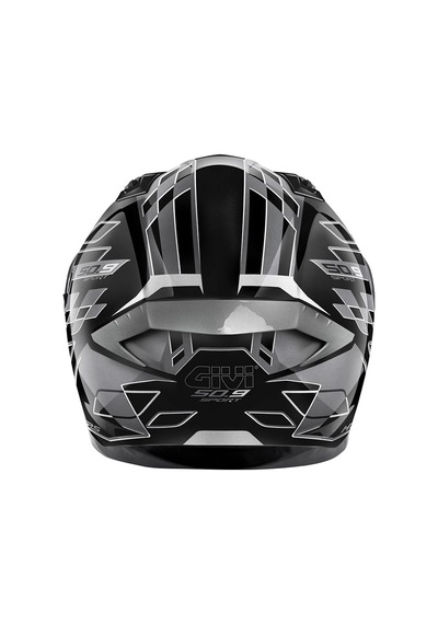 Gıvı 50.9 Assault Siyah-tıtanıum-gri Kask Sıyah-grı