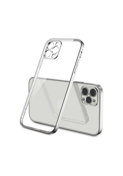 Apple Uyumlu iPhone 12 Pro Kılıf Zore Gbox Kapak Gümüş