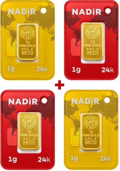 Nadir Gold 24 Ayar 4 Gram Külçe Altın