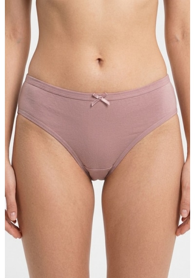 Mataş Kadın 6'lı Paket Pamuklu Bikini Külot Esnek Yumuşak İz Yapmaz İç Çamaşırı Bej