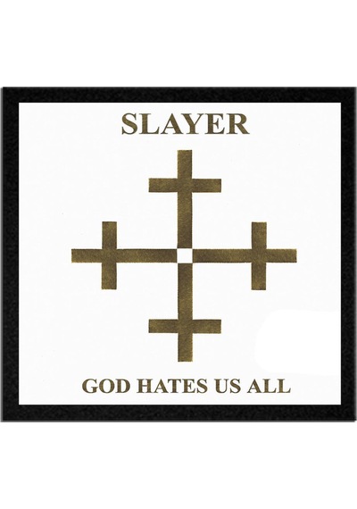 Beam Dijital Slayer God Hates Us All Albüm Arma Peç Patch Yama Çok Renkli