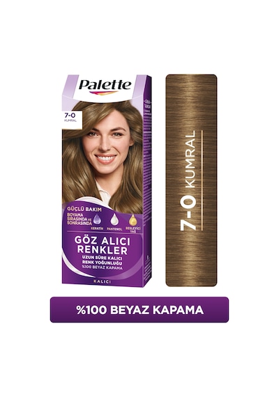 Palette Göz Alıcı Renkler Saç Boyası 7 - 0 Kumral (531763706)