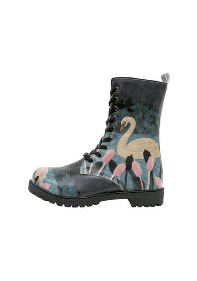 Kadın Vegan Deri Lacivert Uzun Bot - With Elegance Tasarım Multicolor Kadın Vegan Deri Lacivert Uzun Bot - With Elegance Tasarım Multicolor