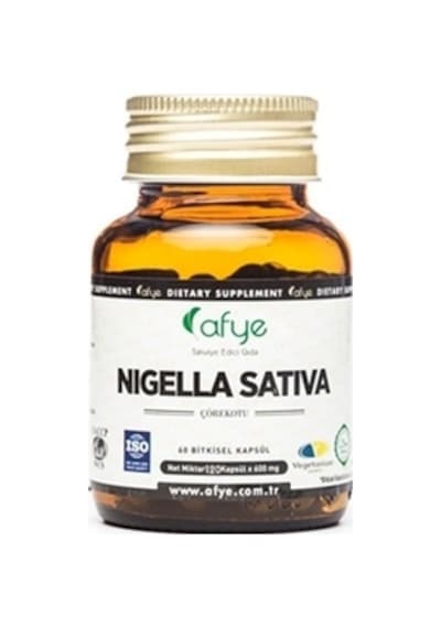 Afye Çörek Otu 600Mg 60 Kapsül Nigella Sativa Çörekotu
