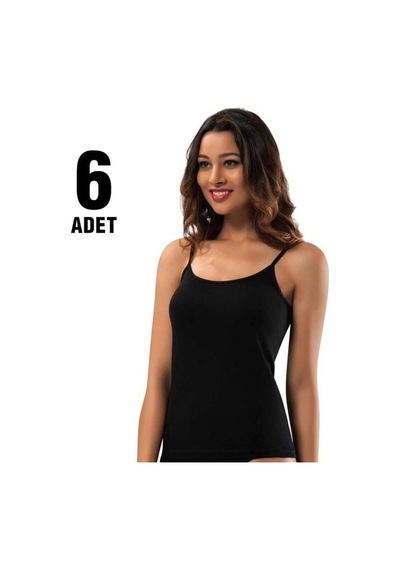 Tutku Kadın Ip Askılı Atlet 6lı 001